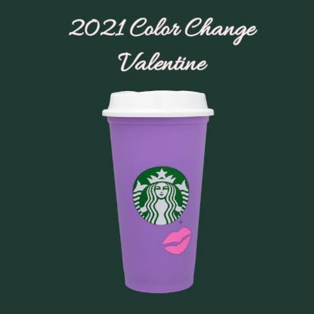 Starbucks 2021 Valentine's Color Change cup